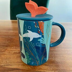 NEW Starbucks 16oz Under The Sea with Siren Tail Mermaid Cup